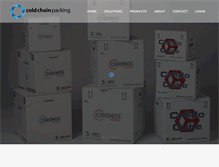 Tablet Screenshot of coldchainpacking.com